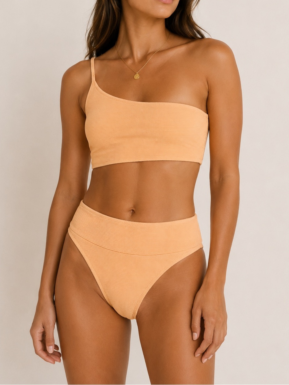 Old navy ribbed one shoulder bikini size Medium Large